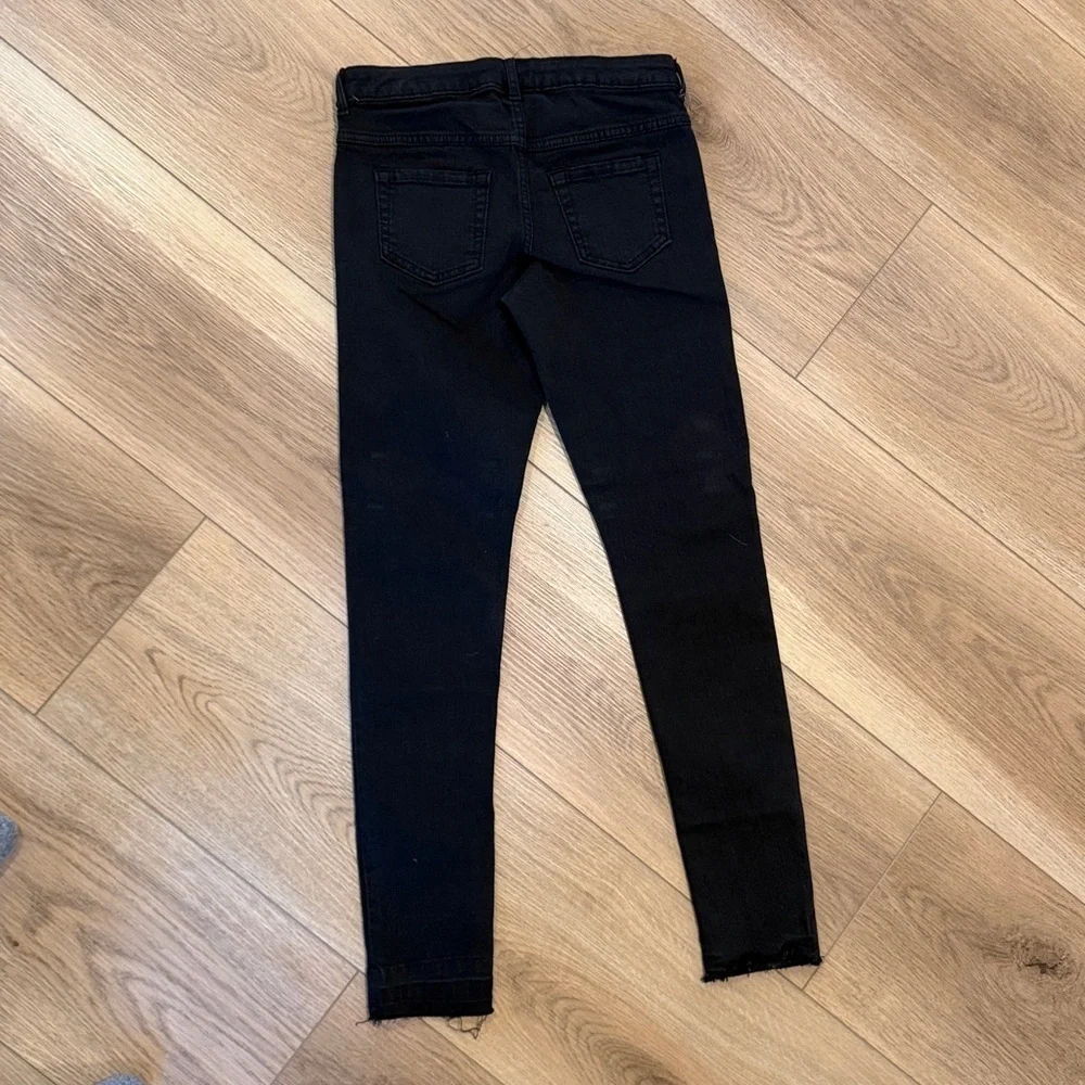 NWT Girls Gymboree Super Skinny Black Jeans Size 12 Slim